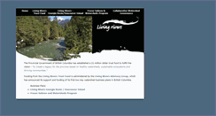 Desktop Screenshot of livingrivers.ca